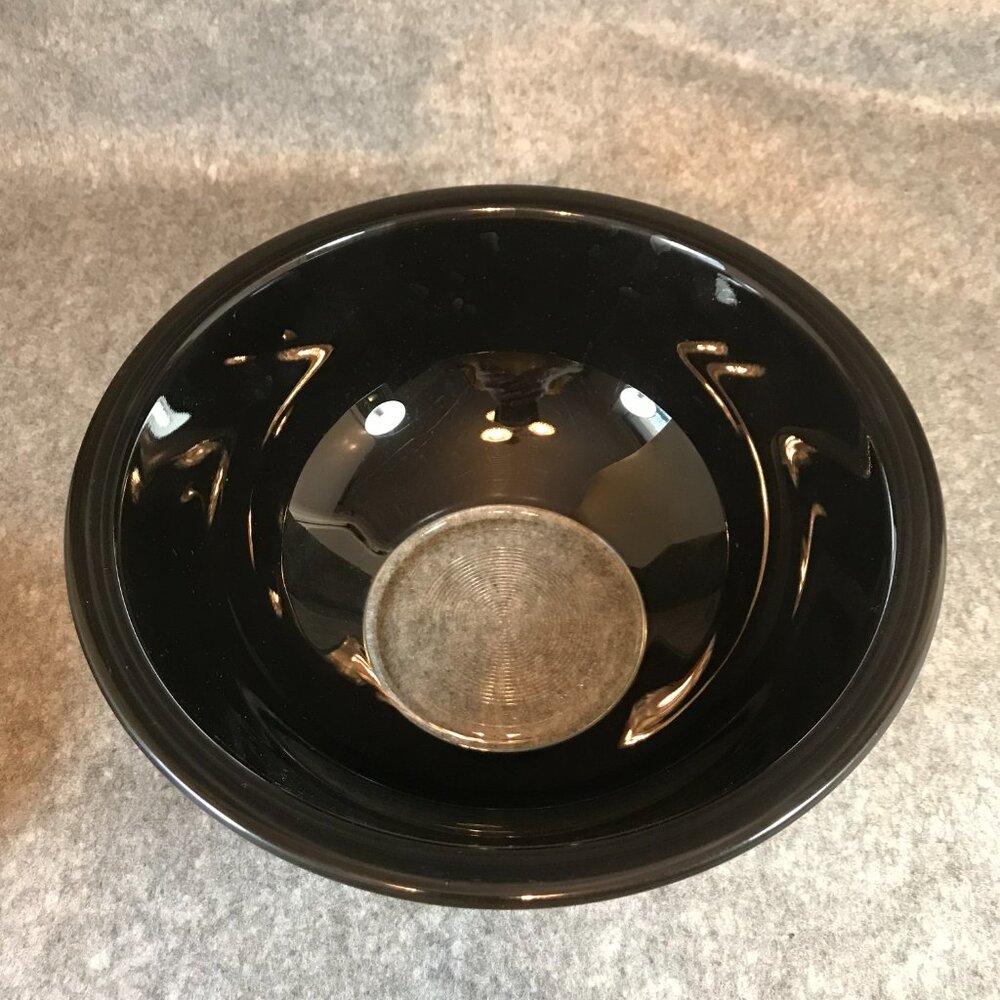 PYREX Vintage Corning Black and White Clear Bottom 3-Pieces Mixing Bowls - Picture 5 of 10